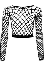 Load image into Gallery viewer, Lunatrix Fishnet Top